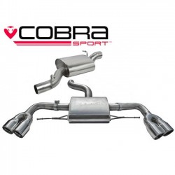 AU35 Cobra Sport Audi TTS (Mk2) Quattro 2008> Cat Back System (Resonated), Cobra Sport, AU35